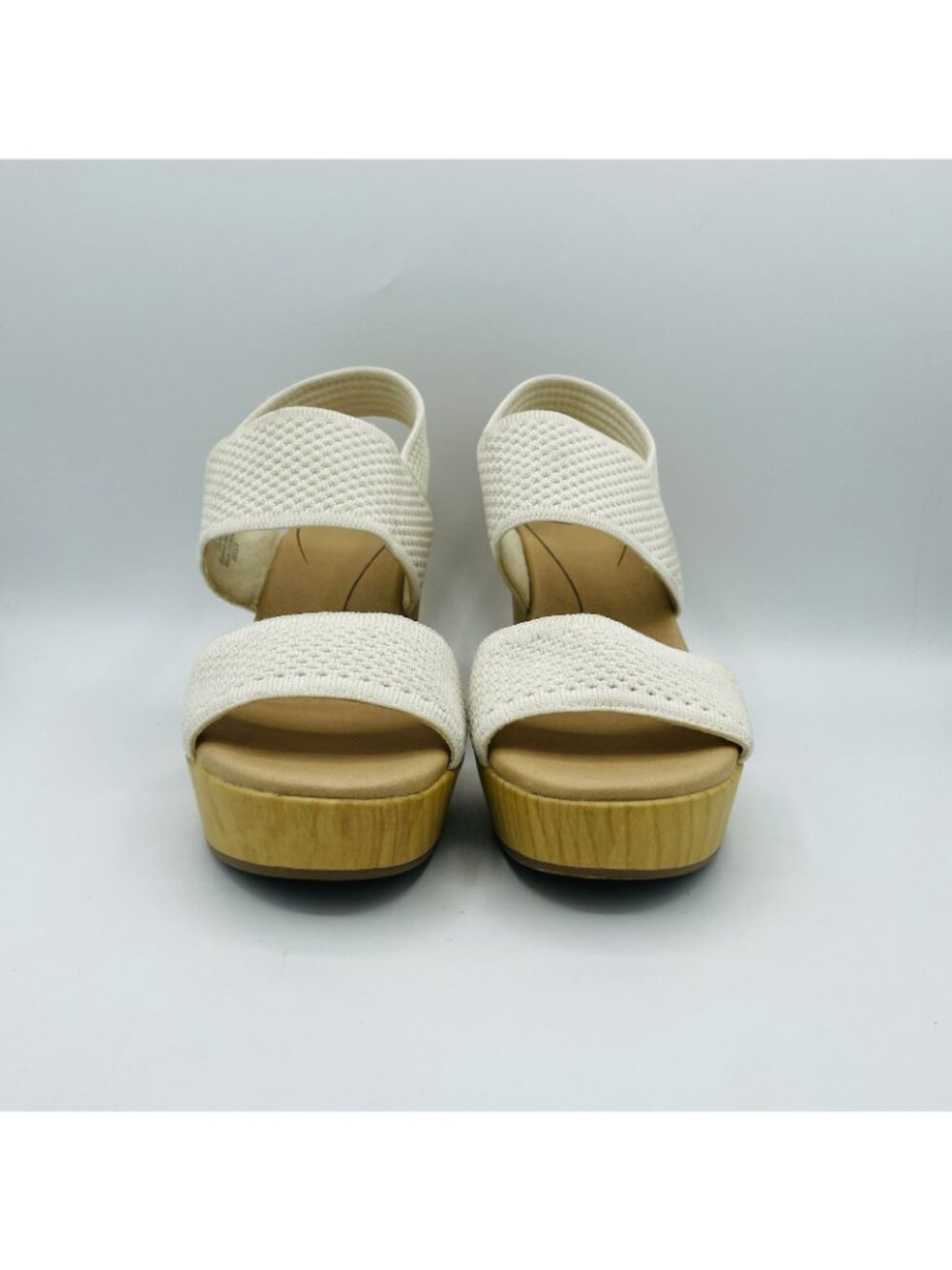 Dr Scholls Shoes Womens Size 8.5 M White Clogs Heels Sandals Strappy Comfort - Picture 4 of 11